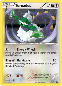 Pokemon BW Black Star Promos Tornadus - BW42