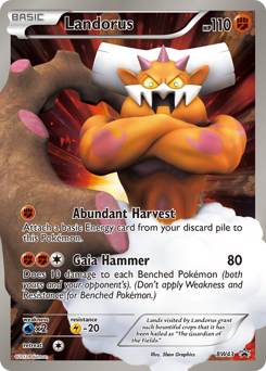 Pokemon BW Black Star Promos Landorus - BW43