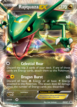 Pokemon BW Black Star Promos Rayquaza-EX - BW47