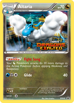 Pokemon BW Black Star Promos Altaria - BW48