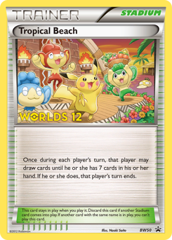 Pokemon BW Black Star Promos Tropical Beach - BW50