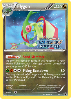 Pokemon BW Black Star Promos Flygon - BW53