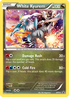 Pokemon BW Black Star Promos White Kyurem - BW59