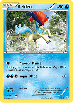 Pokemon BW Black Star Promos Keldeo - BW60