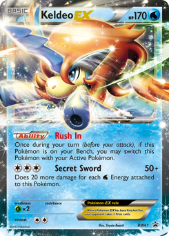 Pokemon BW Black Star Promos Keldeo-EX - BW61