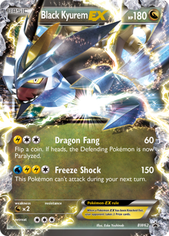 Pokemon BW Black Star Promos Black Kyurem-EX - BW62