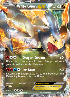 Pokemon BW Black Star Promos White Kyurem-EX - BW63