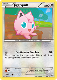 Pokemon BW Black Star Promos Jigglypuff - BW65