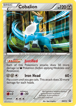 Pokemon BW Black Star Promos Cobalion - BW72