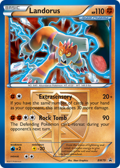 Pokemon BW Black Star Promos Landorus - BW79