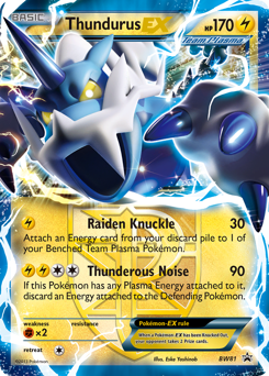 Pokemon BW Black Star Promos Thundurus-EX - BW81
