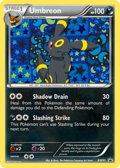 Pokemon BW Black Star Promos Umbreon - BW93
