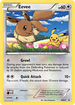Pokemon BW Black Star Promos Eevee - BW97
