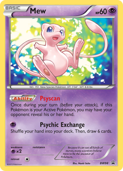 Pokemon BW Black Star Promos Mew - BW98