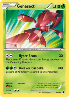 Pokemon BW Black Star Promos Genesect - BW99