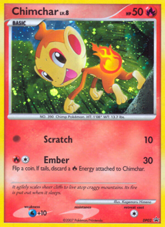 Pokemon DP Black Star Promos Chimchar - DP02