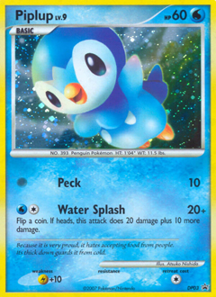 Pokemon DP Black Star Promos Piplup - DP03