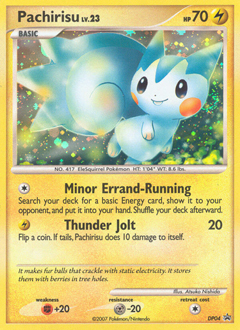 Pokemon DP Black Star Promos Pachirisu - DP04