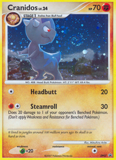 Pokemon DP Black Star Promos Cranidos - DP07