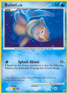Pokemon DP Black Star Promos Buizel - DP13