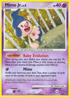 Pokemon DP Black Star Promos Mime Jr. - DP22