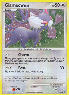 Pokemon DP Black Star Promos Glameow - DP23