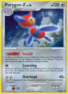 Pokemon DP Black Star Promos Porygon-Z - DP35