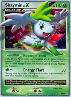 Pokemon DP Black Star Promos Shaymin LV.X - DP39