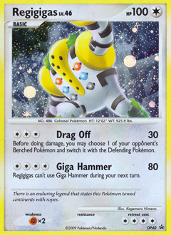 Pokemon DP Black Star Promos Regigigas - DP40