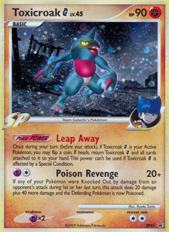Pokemon DP Black Star Promos Toxicroak G - DP41