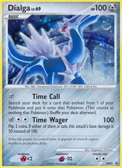 Pokemon DP Black Star Promos Dialga - DP49