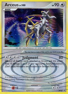 Pokemon DP Black Star Promos Arceus - DP50