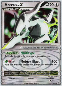 Pokemon DP Black Star Promos Arceus LV.X - DP56