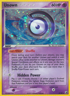 Pokemon Unseen Forces Unown - D