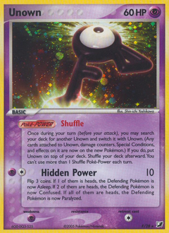 Pokemon Unseen Forces Unown - F