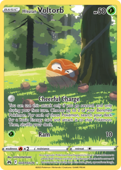 Pokemon Crown Zenith Galarian Gallery Hisuian Voltorb - GG01