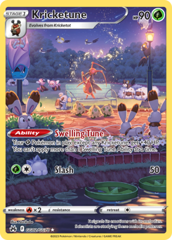 Pokemon Crown Zenith Galarian Gallery Kricketune - GG02