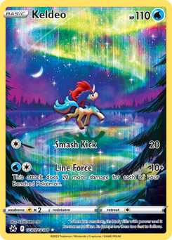 Pokemon Crown Zenith Galarian Gallery Keldeo - GG07