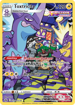 Pokemon Crown Zenith Galarian Gallery Toxtricity - GG09