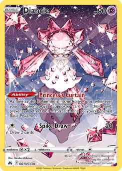Pokemon Crown Zenith Galarian Gallery Diancie - GG13