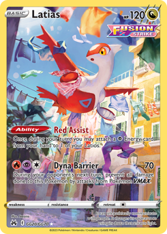 Pokemon Crown Zenith Galarian Gallery Latias - GG20