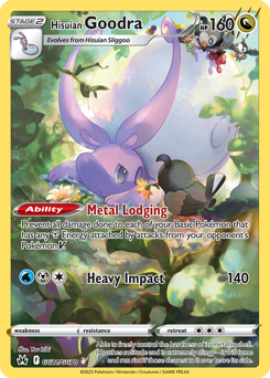 Pokemon Crown Zenith Galarian Gallery Hisuian Goodra - GG21