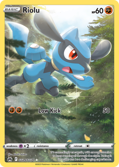 Pokemon Crown Zenith Galarian Gallery Riolu - GG26