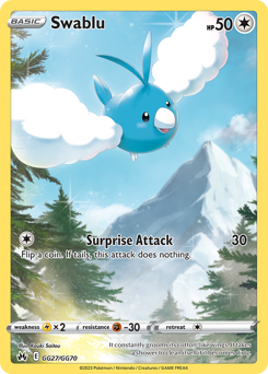 Pokemon Crown Zenith Galarian Gallery Swablu - GG27
