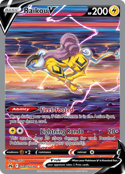 Pokemon Crown Zenith Galarian Gallery Raikou V - GG41