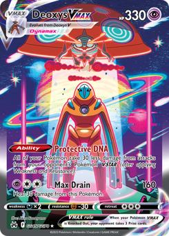 Pokemon Crown Zenith Galarian Gallery Deoxys VMAX - GG45