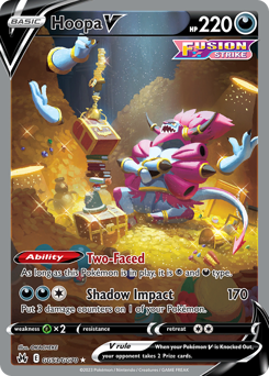Pokemon Crown Zenith Galarian Gallery Hoopa V - GG53
