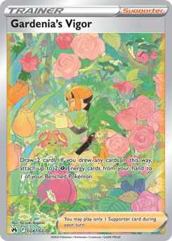 Pokemon Crown Zenith Galarian Gallery Gardenia's Vigor - GG61