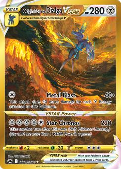 Pokemon Crown Zenith Galarian Gallery Origin Forme Dialga VSTAR - GG68
