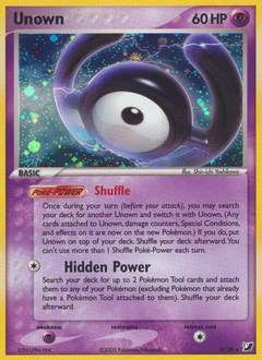 Pokemon Unseen Forces Unown - H